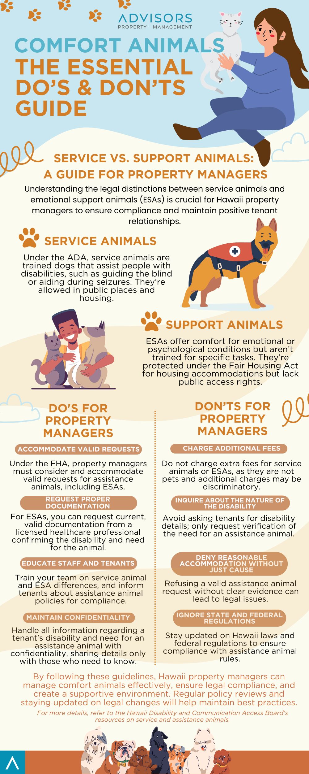 Comfort Animals: The Essential Do's & Dont's Guide